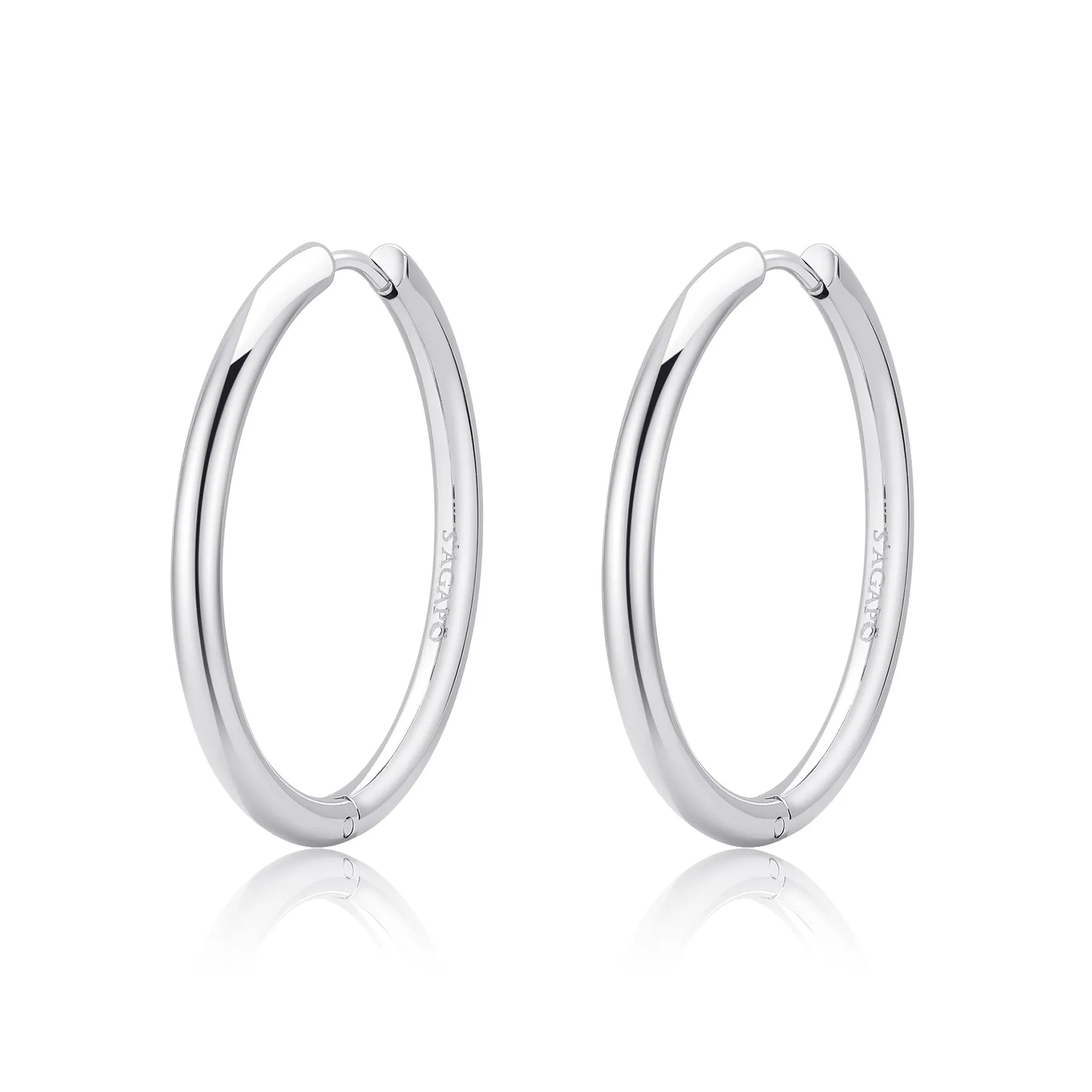 ORECCHINI SAGAPÒ CHUNKY BOCCOLE IN ACCIAIO - SHK73