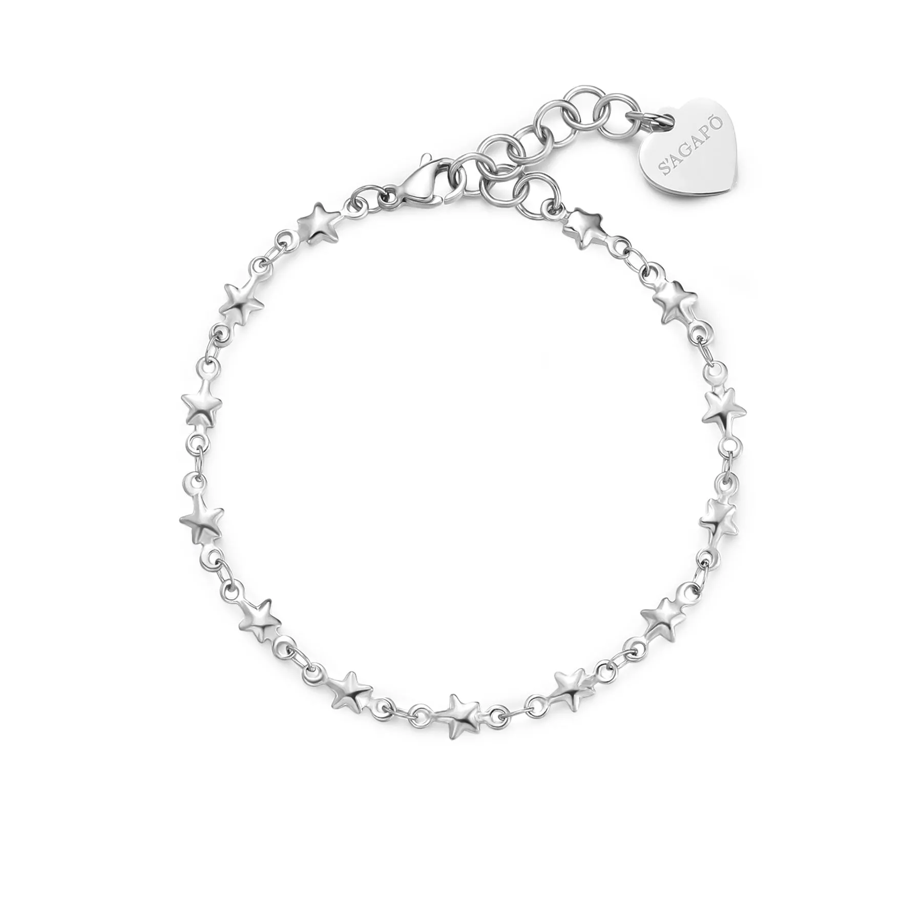 BRACCIALE SAGAPÒ CHUNKY IN ACCIAIO - SHK94