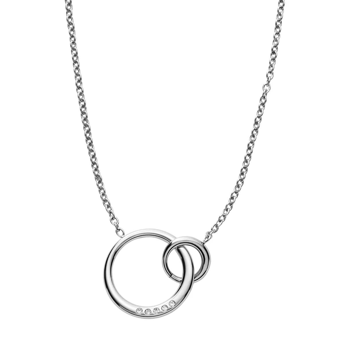 Skagen SKJ1053040 Collana da donna in Acciaio Colore Argento con Cristalli KARIANA