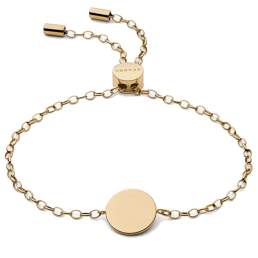 Skagen SKJ1347710 Bracciale da Donna in Acciaio Placcato Oro Giallo Elin