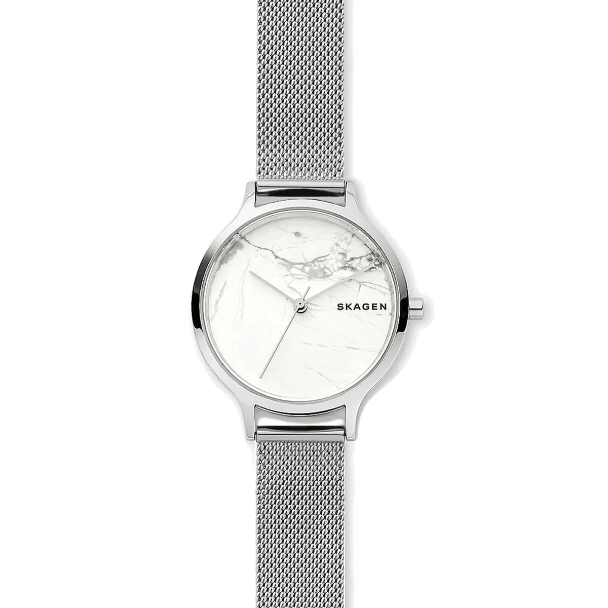 SKAGEN SKW2719 Orologio Donna in Acciaio con Quadrante in Pietra Naturale Howlite Anita