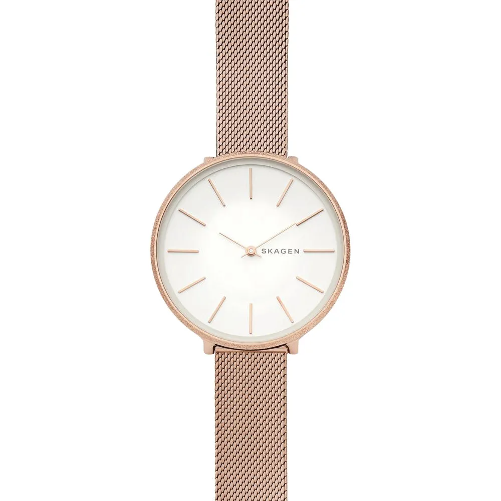 SKAGEN SKW2726 Orologio da Donna in Acciaio Placcato Oro Rosa Karolina