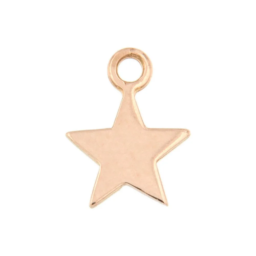Marco Gerbella - Charm stella lastra singolo per orecchino anella