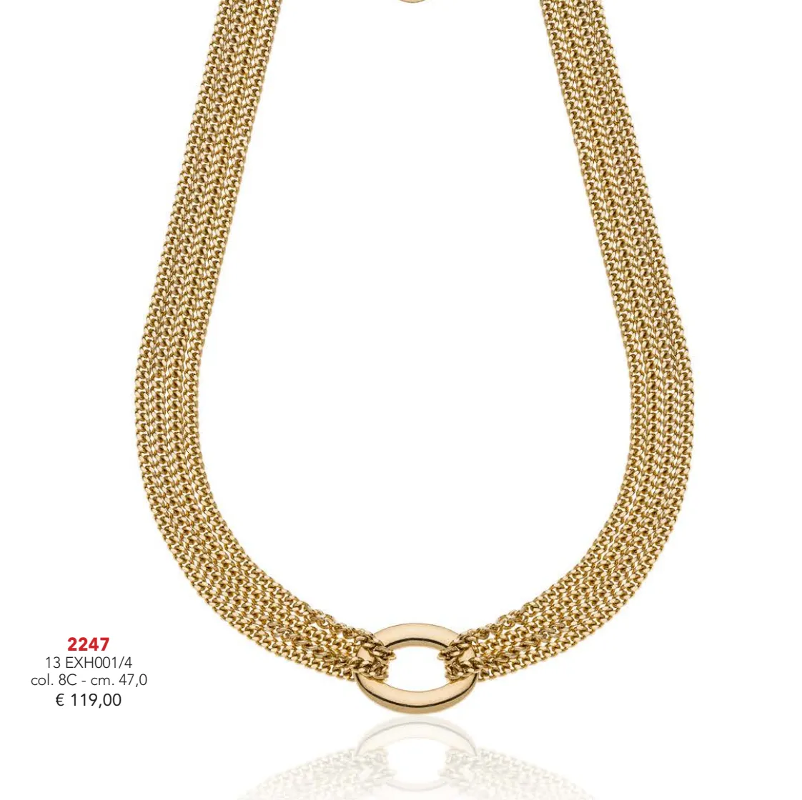 Collana in bronzo dorato Unoaerre 013EXH0014000 2247