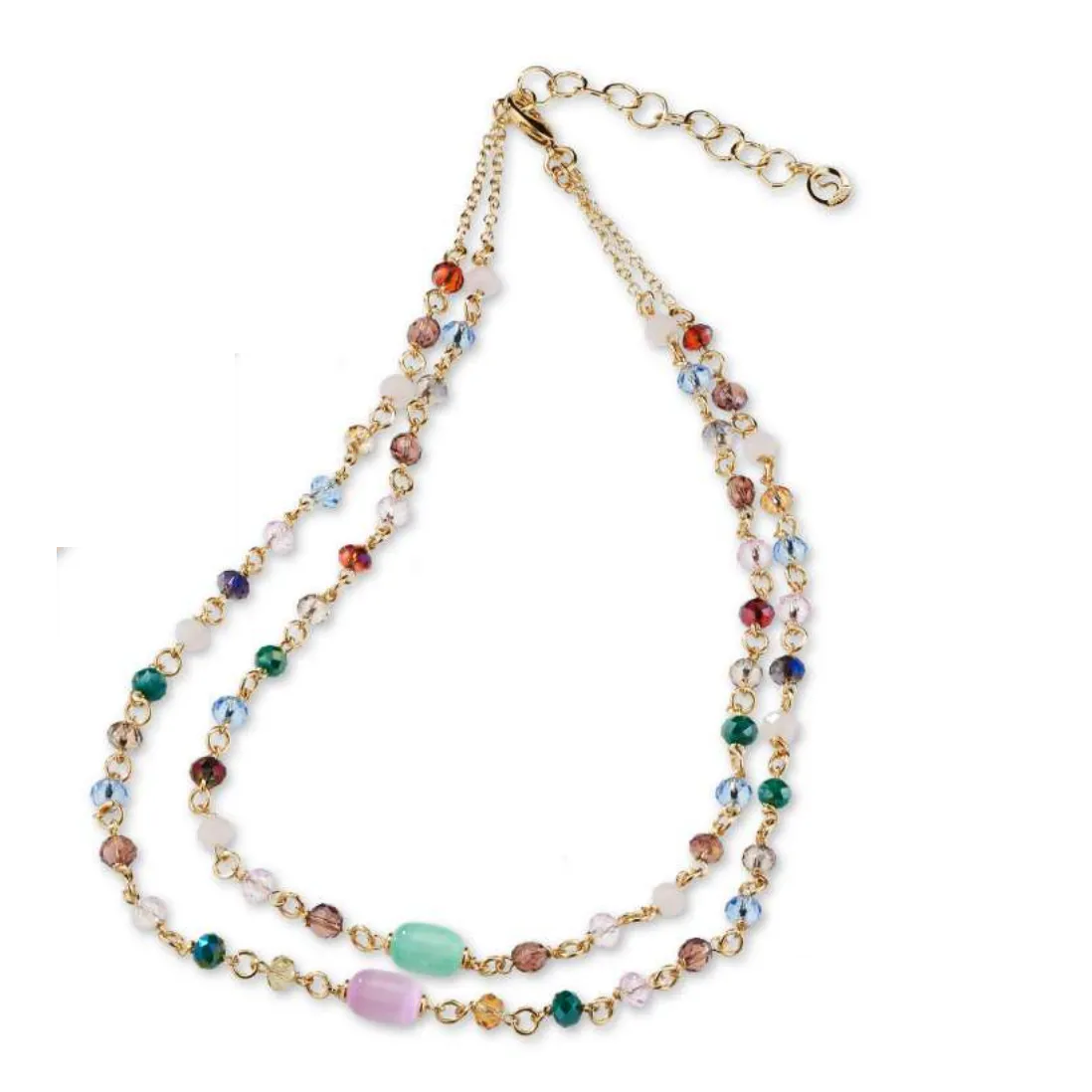 Collana donna in ottone Sovrani Cristal Magique J9025