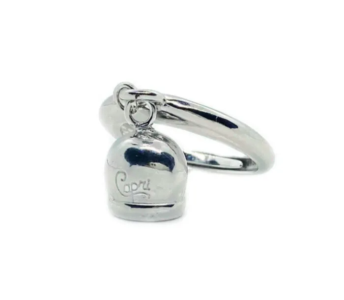 Anello Campanella Capri Argento 925 portafortuna donna