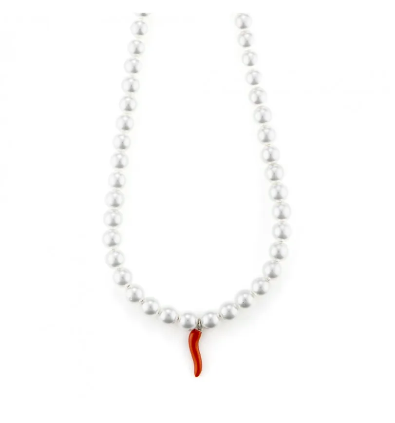 Collana 4US Cesare Paciotti 4UCL6837 con Pendente e Perle