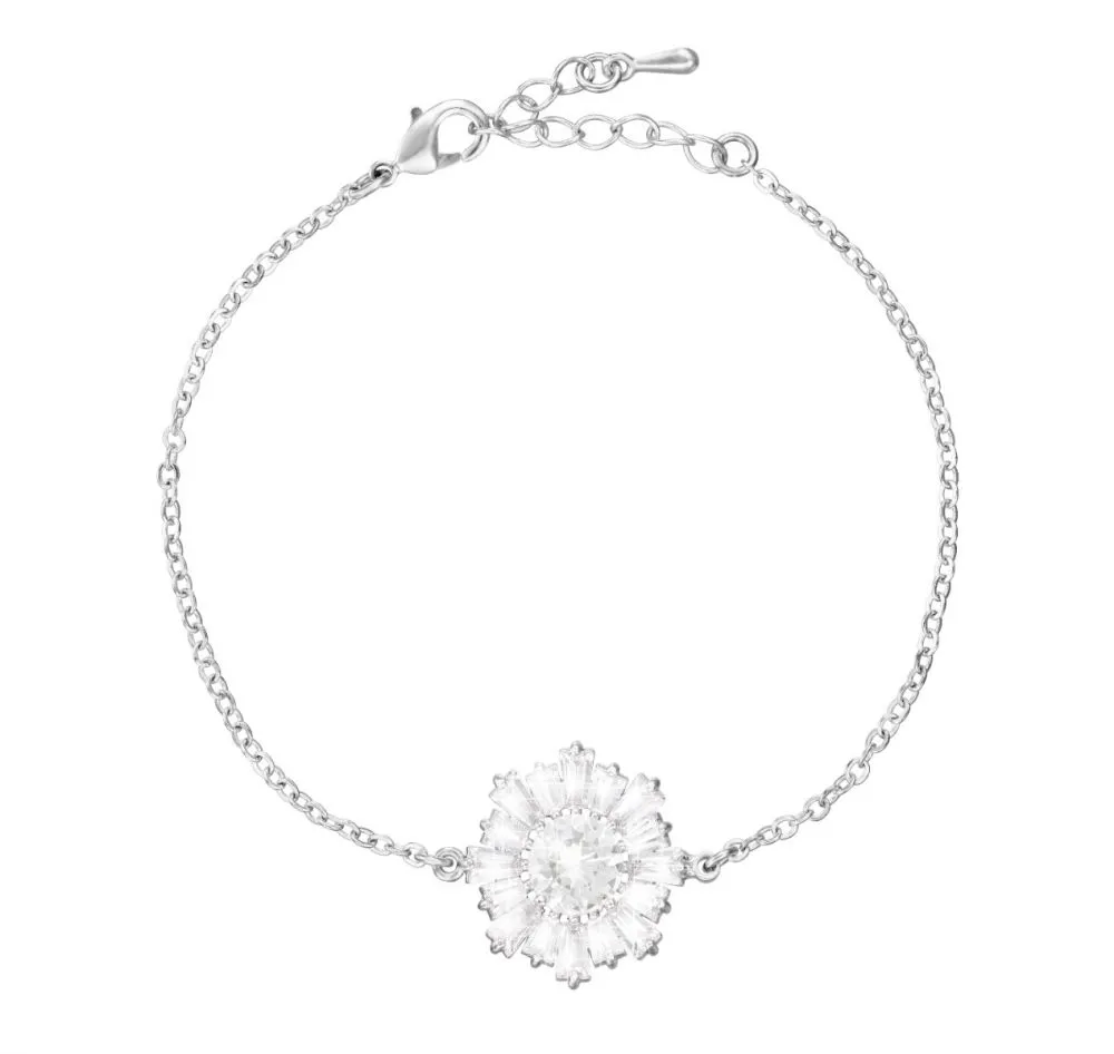 Stroili bracciale donna metallo rodiato con cristalli 1680396