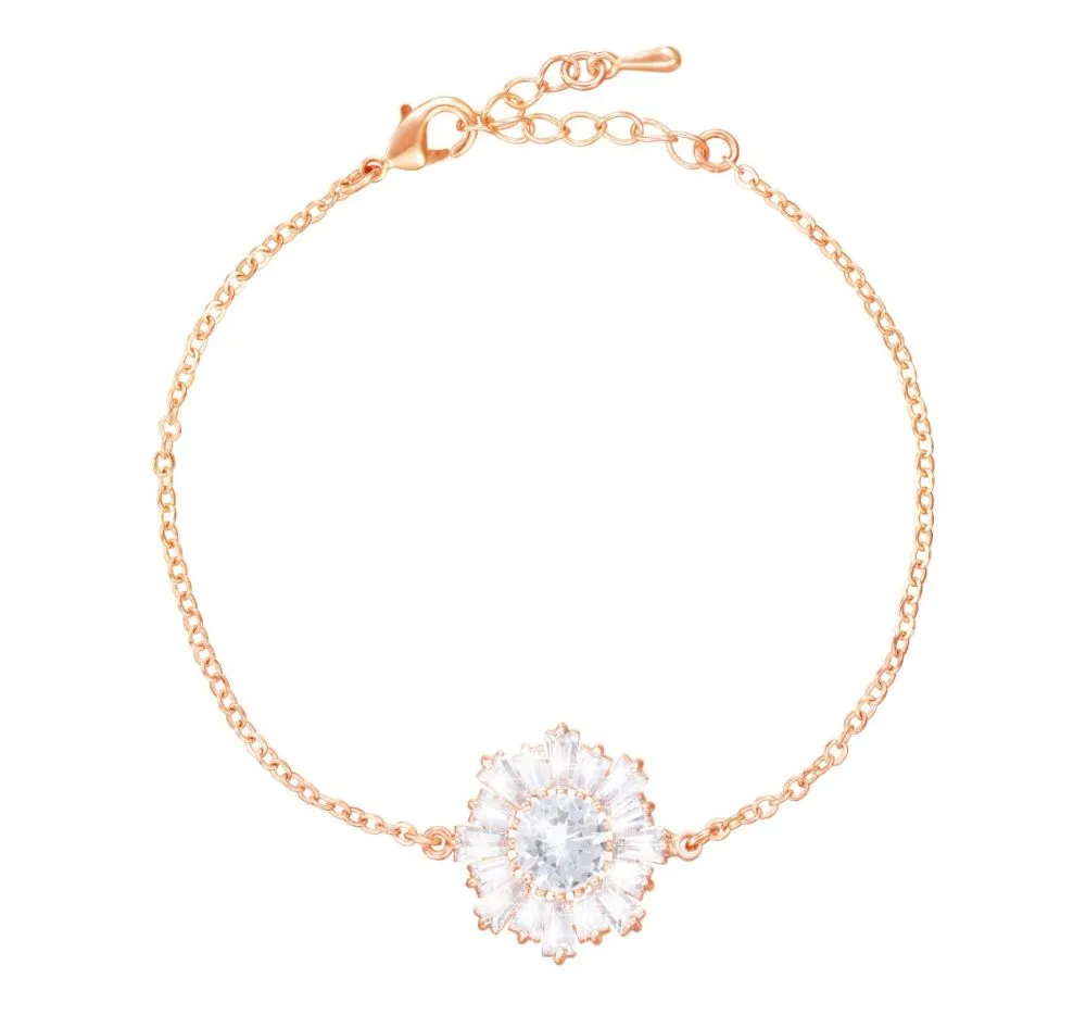 Stroili bracciale donna metallo rosato con cristalli 1680395