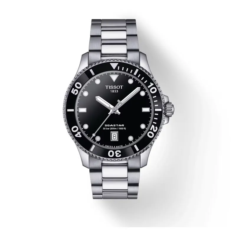 TISSOT – OROLOGIO UOMO – TISSOT SEASTAR 1000 40MM QUADRANTE NERO