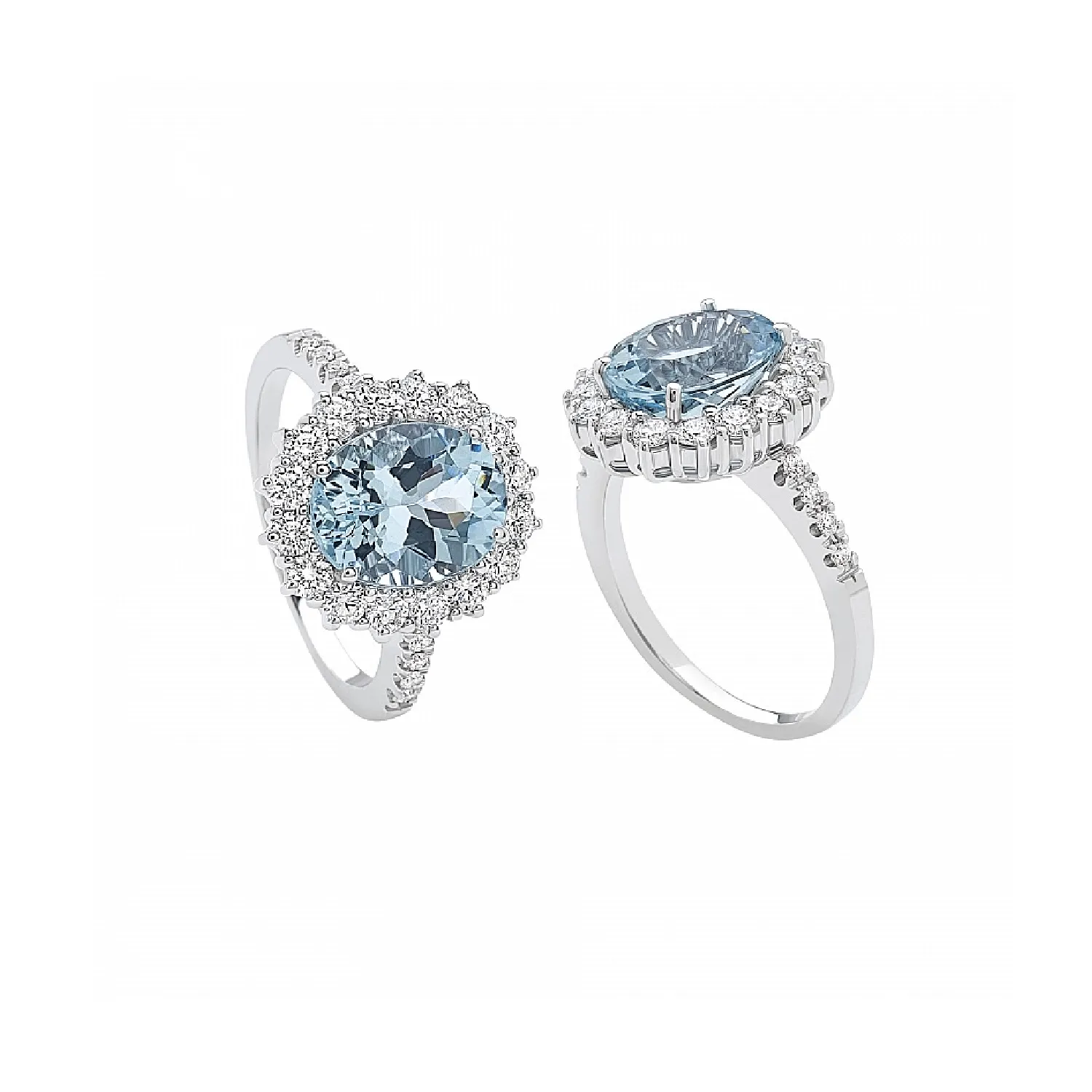 Giorgio Visconti anello Acquamarina e Brillanti