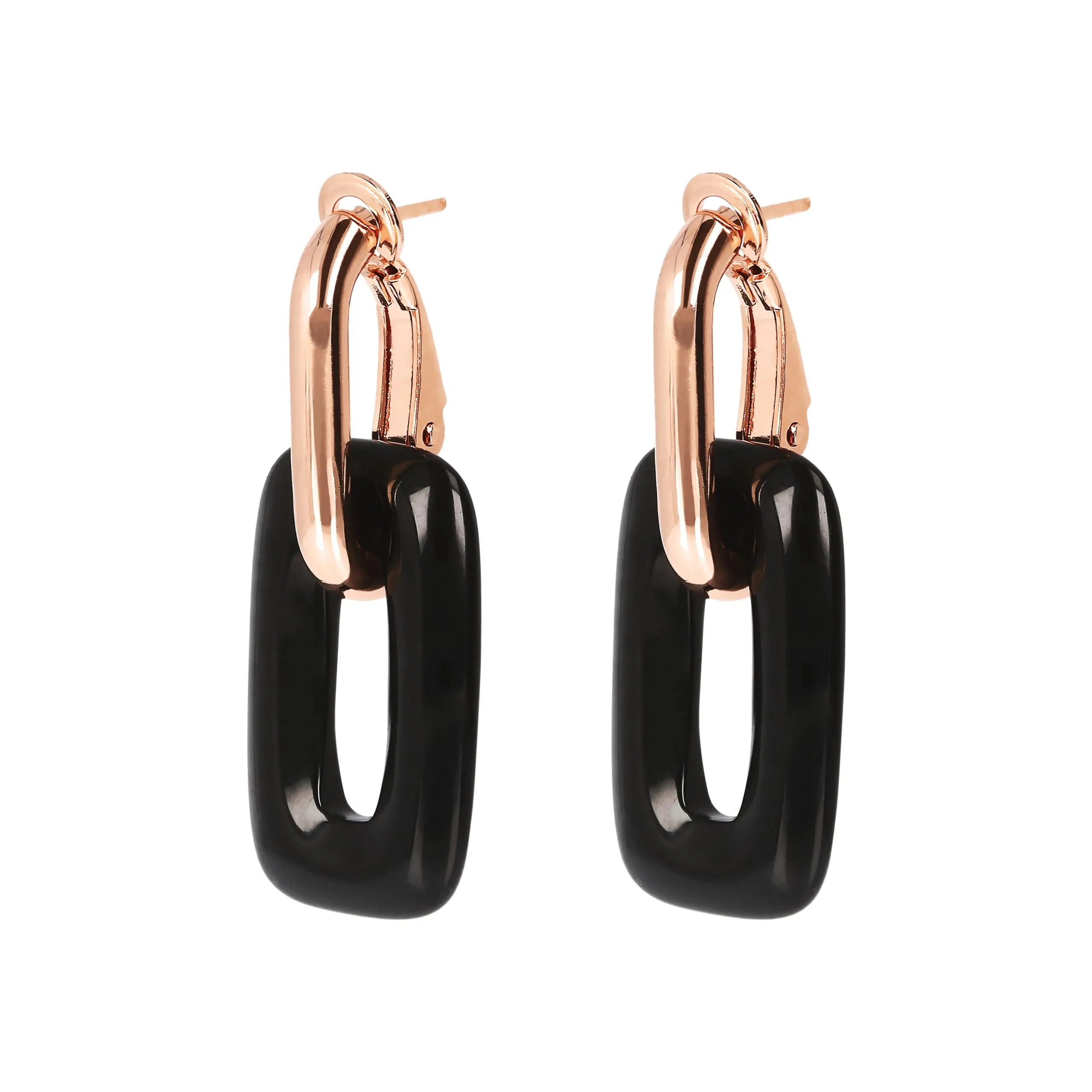 2 in 1 Natural Stone Drop Earrings