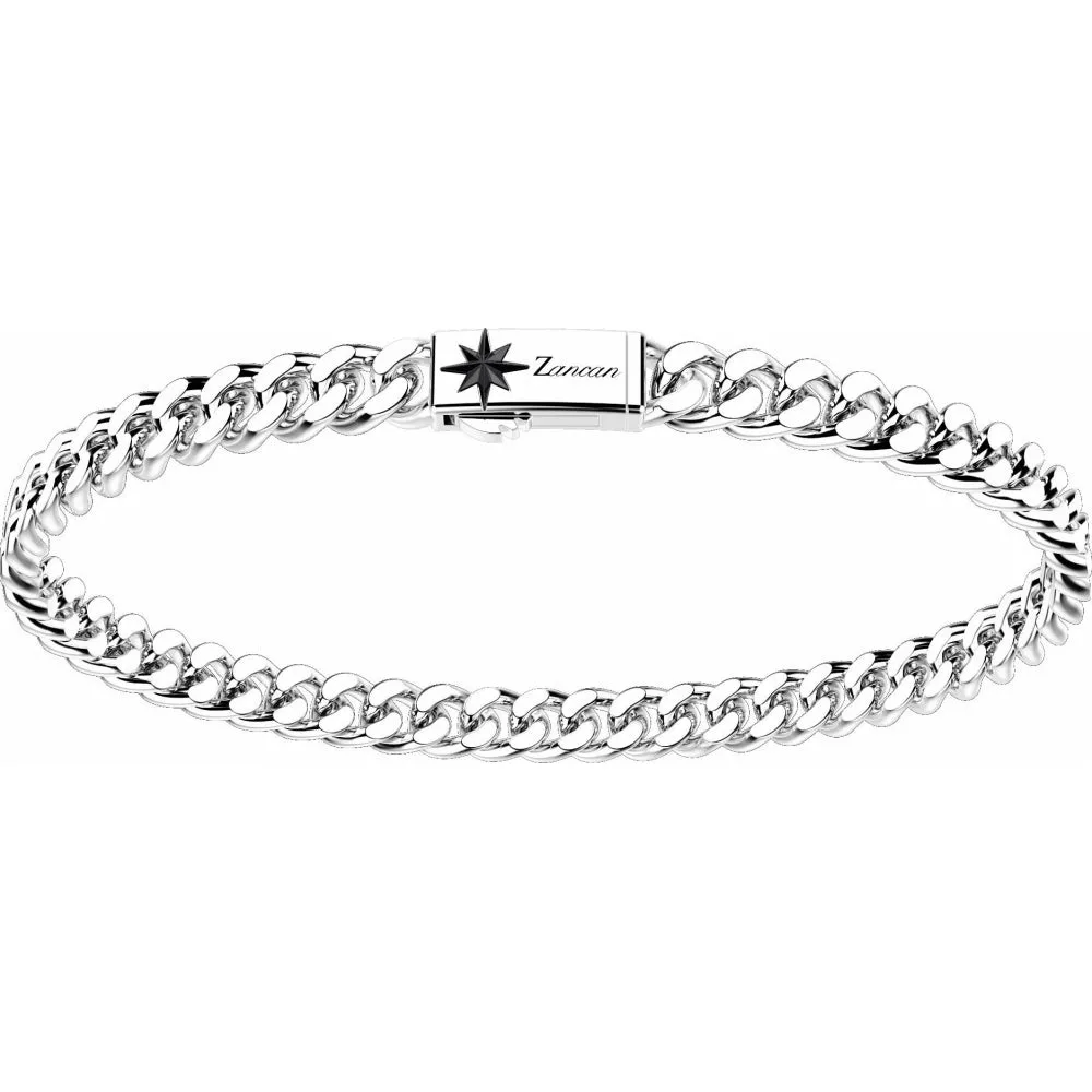 ZANCAN Bracciale Uomo Groumette in Argento EXB659