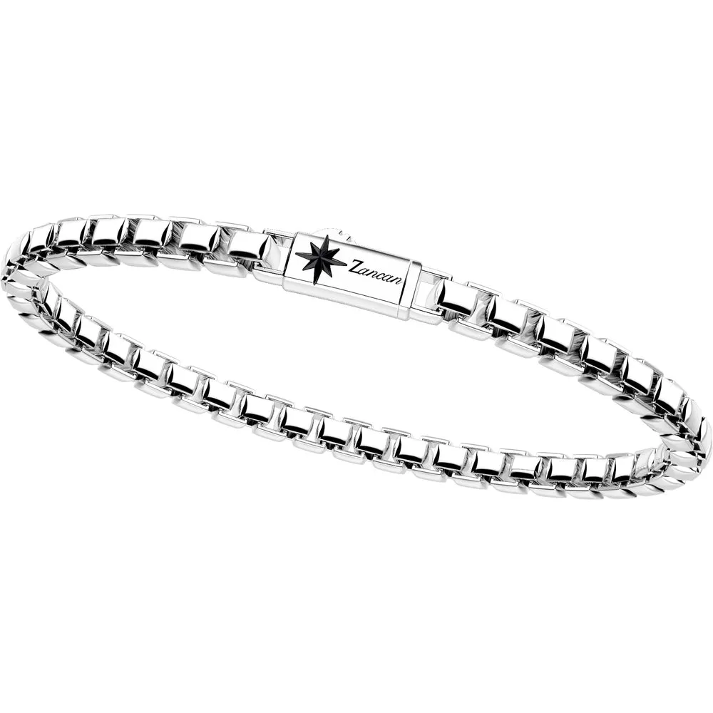 ZANCAN Bracciale Uomo Maglia in Argento EXB704