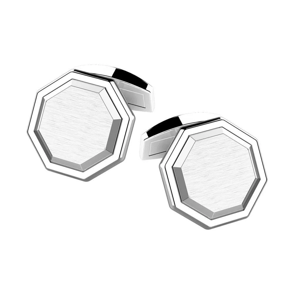 ZANCAN Gemelli Ottagonali in Argento EXG063