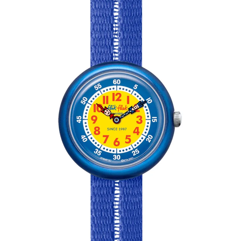 FLIK FLAK – OROLOGIO BAMBINO – COLLECTION RETRO BLUE