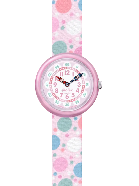 OROLOGIO FLIK FLAK ORGANIZED CHAOS BAMBINO FLYING BUBBLES 31 MM - ZFBNP224