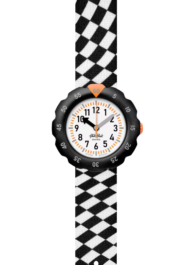 OROLOGIO FLIK FLAK ORGANIZED CHAOS BAMBINO RACE FLAG 34 MM - ZFPSP069