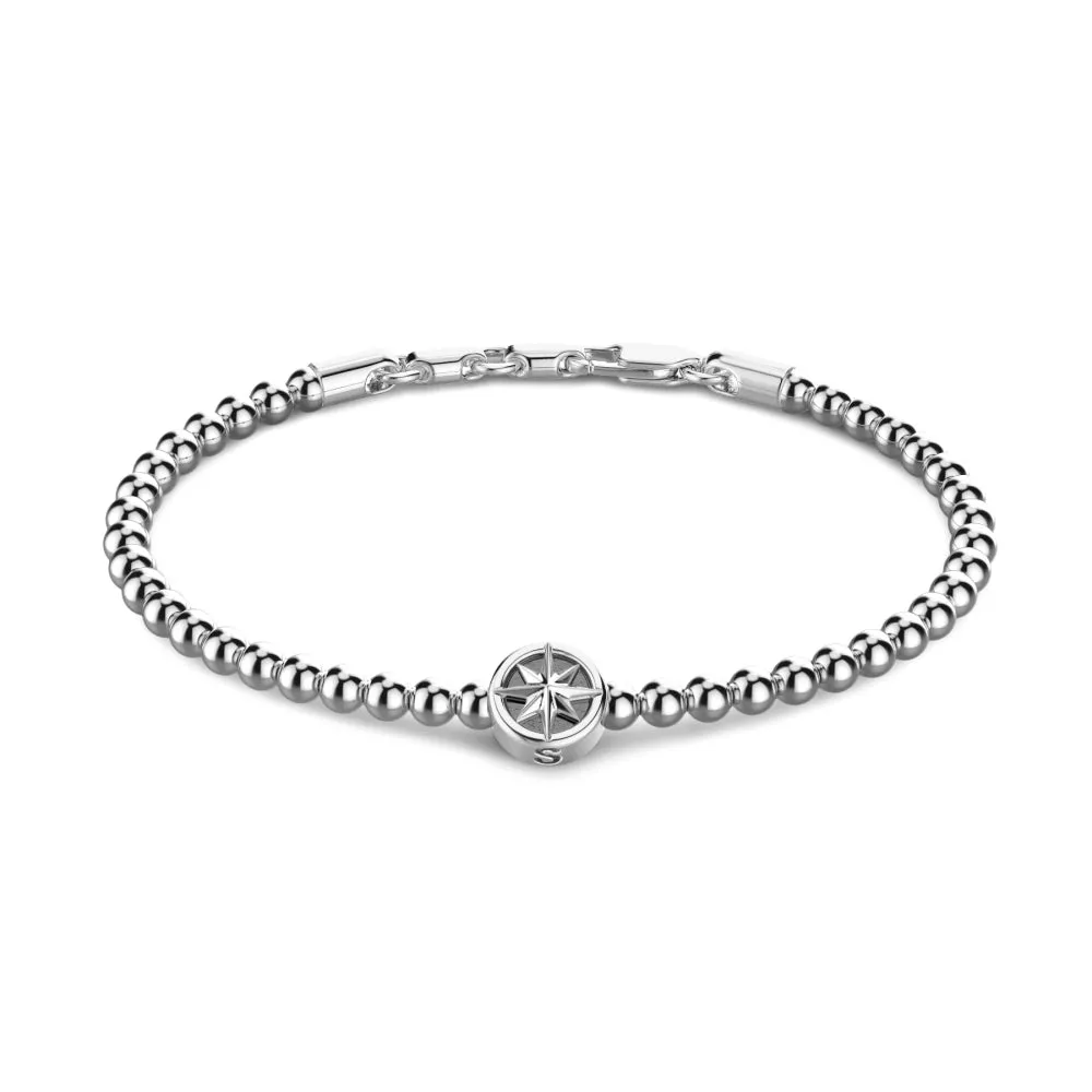Zancan Bracciale Sfere con Rosa dei Venti ESB200