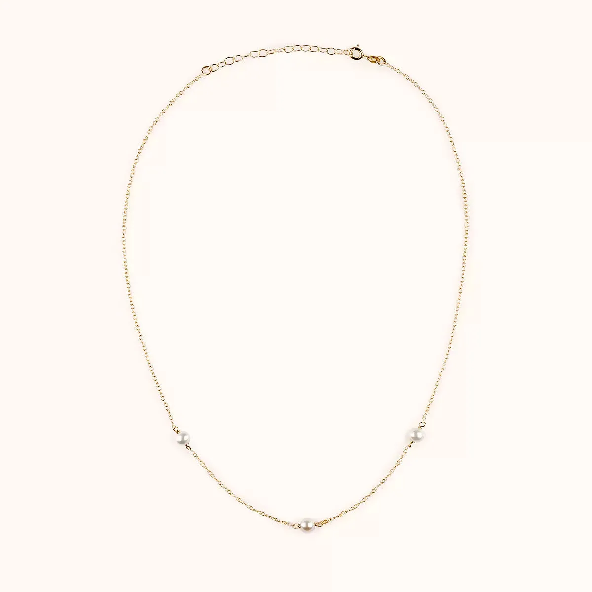 ALFYO Collana in Oro Giallo e Perle