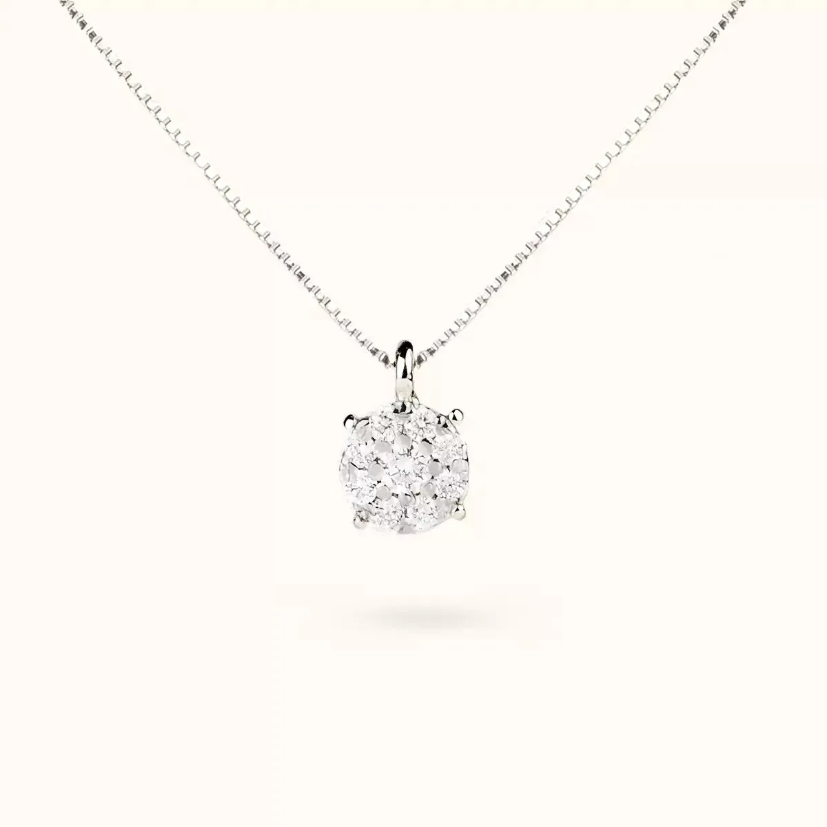 ALFYO Collana Magyc in Oro Bianco e Diamanti