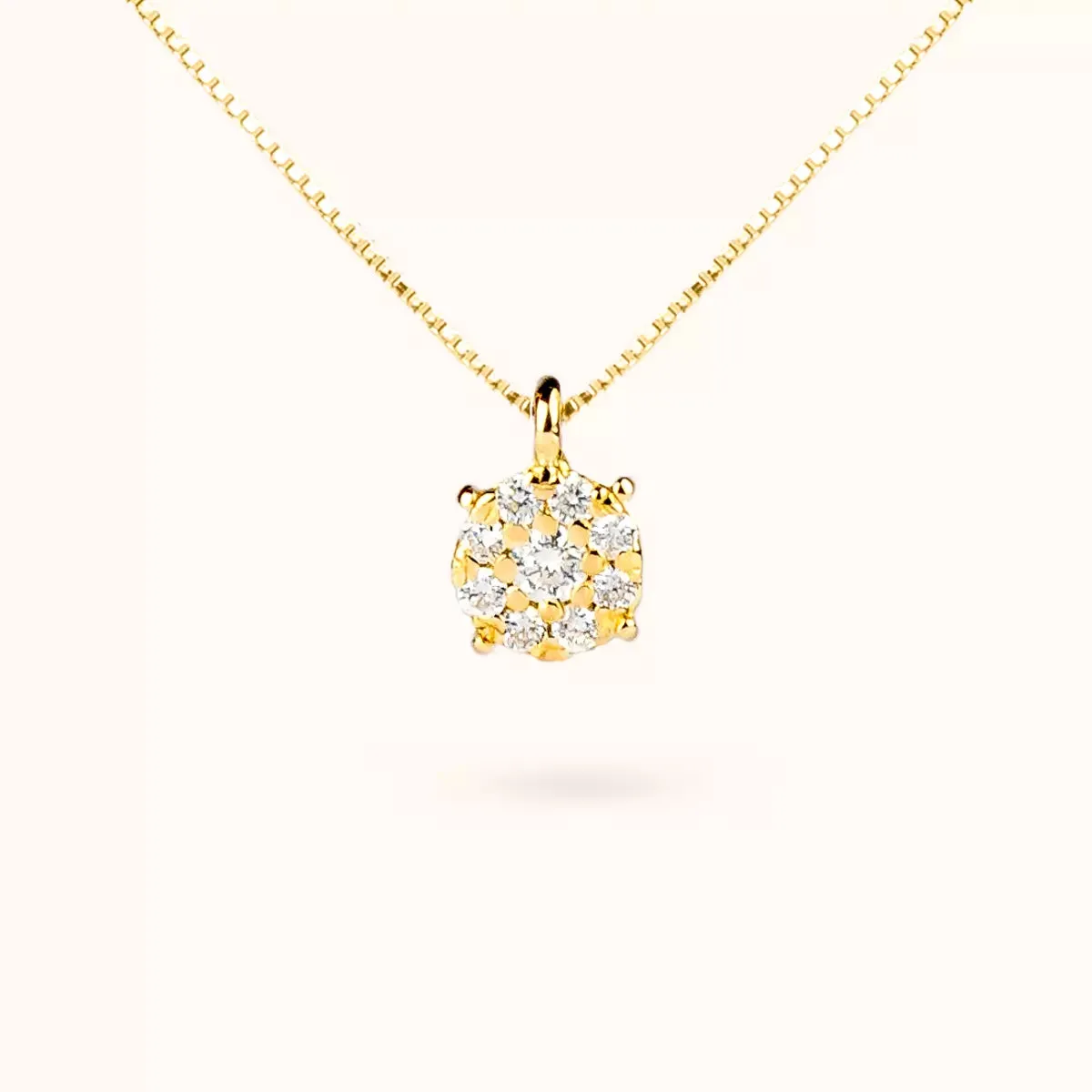 ALFYO Collana Magyc in Oro Giallo e Diamanti