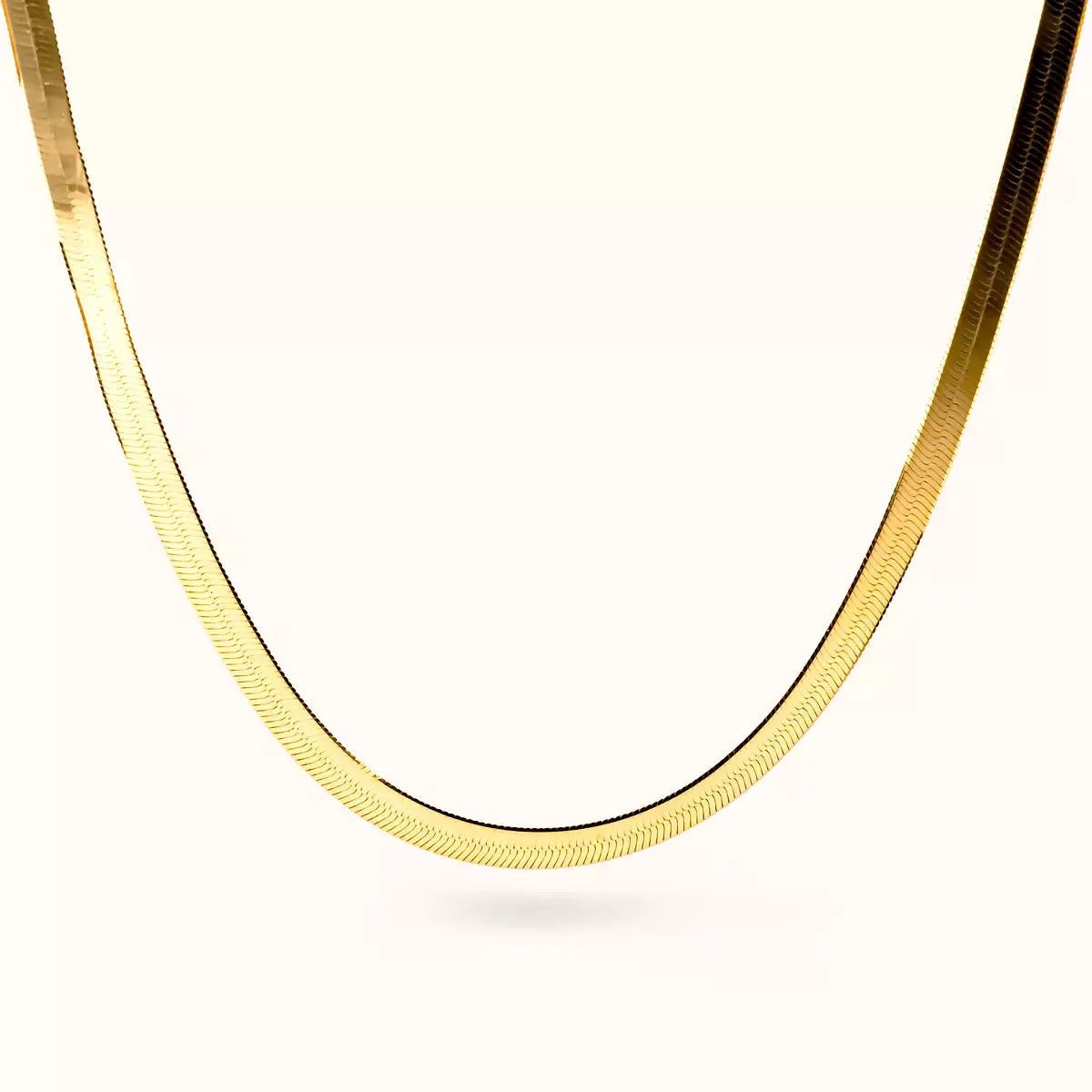 ALFYO Collana Snake in Argento Dorato