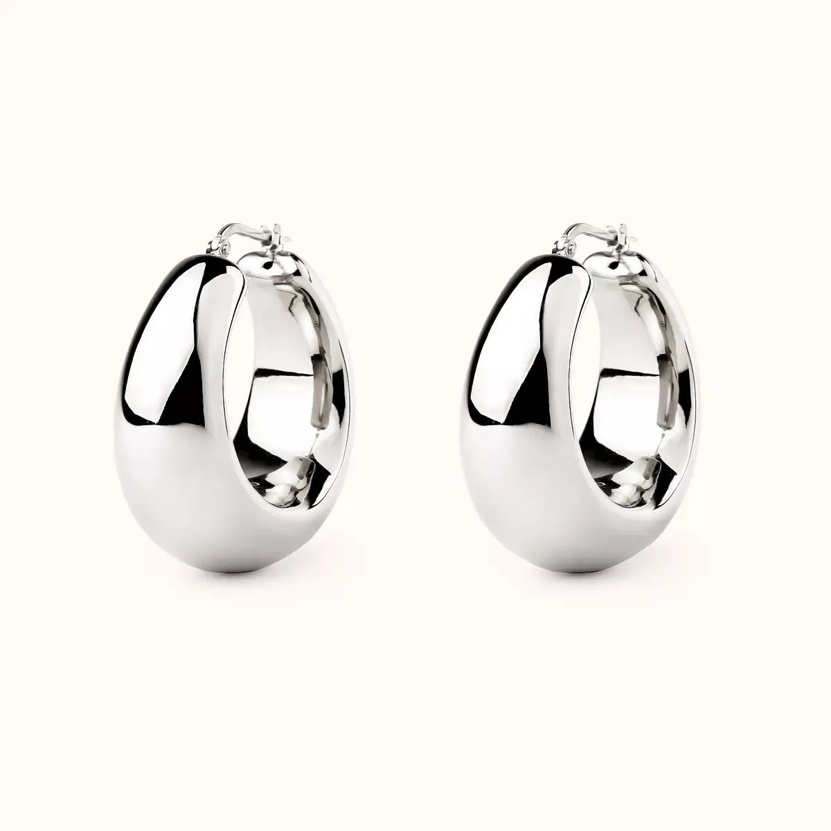 ALFYO Orecchini a Cerchio Montecarlo in Argento