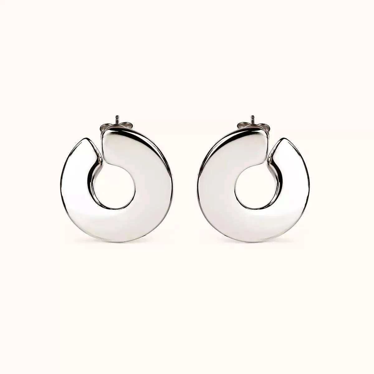 ALFYO Orecchini a Cerchio Saint Tropez in Argento