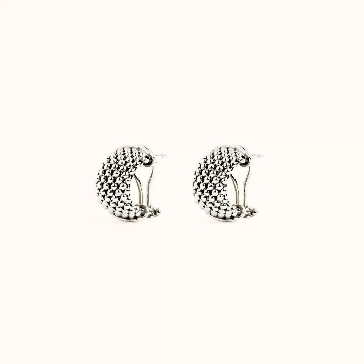 ALFYO Orecchini Intreccio in Argento