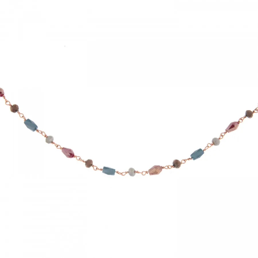 Alisei Collana Rosario Mix Blu 80 cm