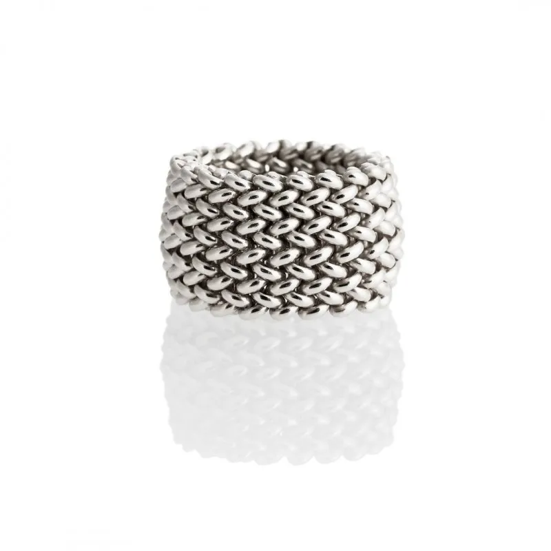 anello a fascia donna Unoaerre Grain 509559 argento