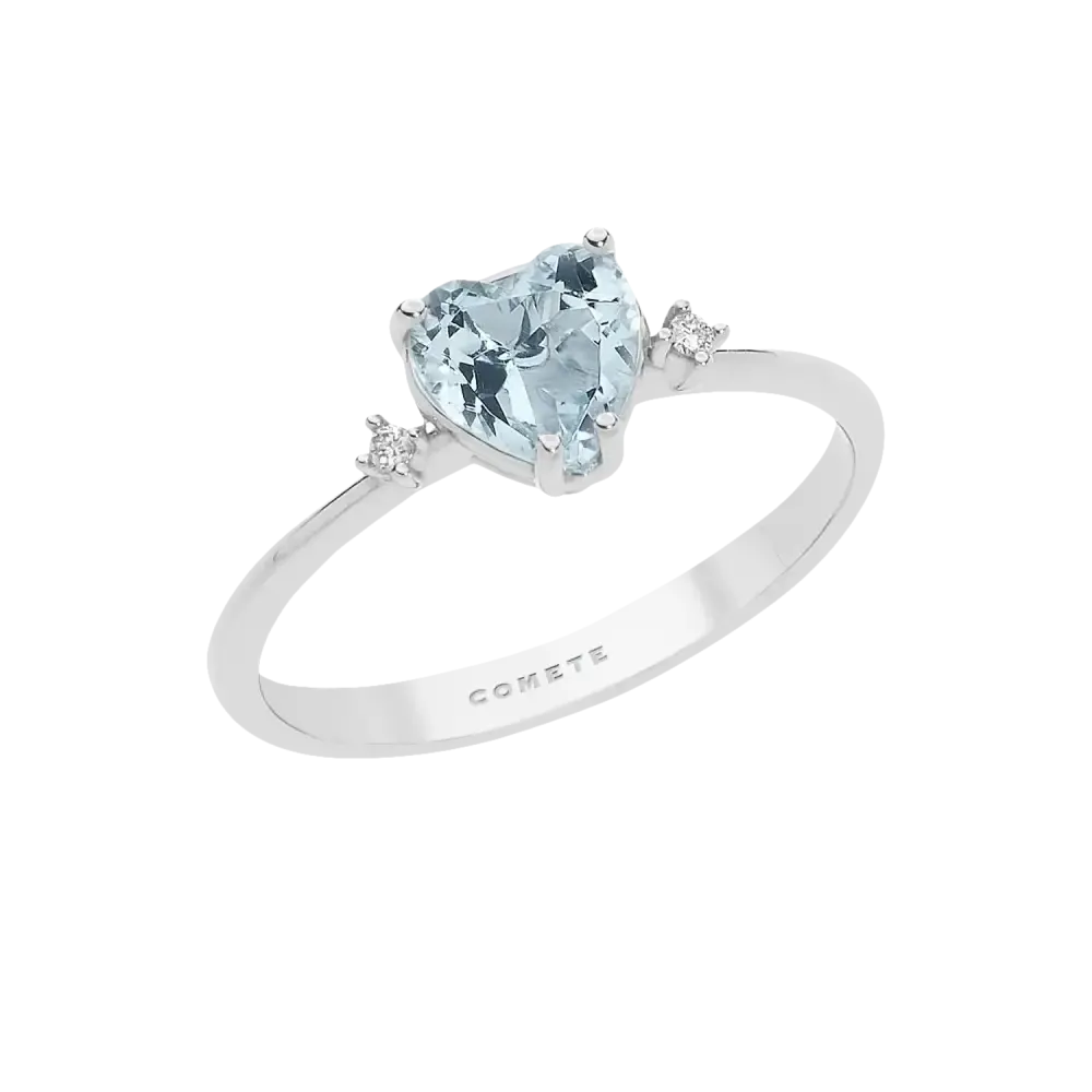 Anello Acquamarina e Diamanti COMETE GIOIELLI ANQ 300