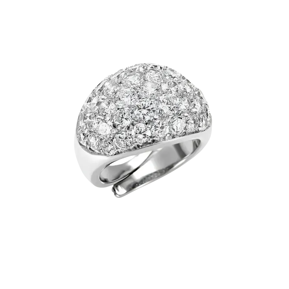 Anello Argento Zirconi Bianchi Collezione Blossom BLISS