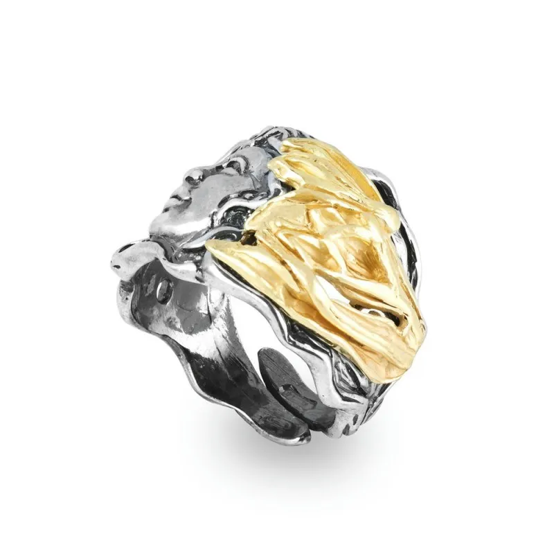 anello chevalièr donna Gerardo Sacco Mesi Gennaio 31128 argento 925