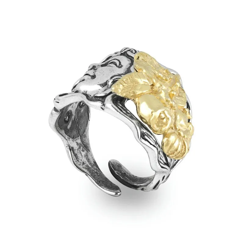 anello chevalièr donna Gerardo Sacco Mesi Novembre 31052 argento 925