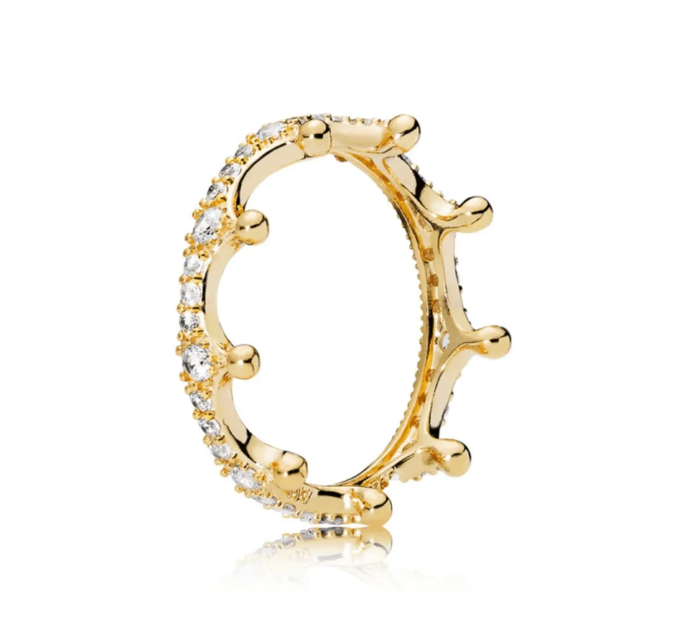 Anello corona scintillante - 167119CZ