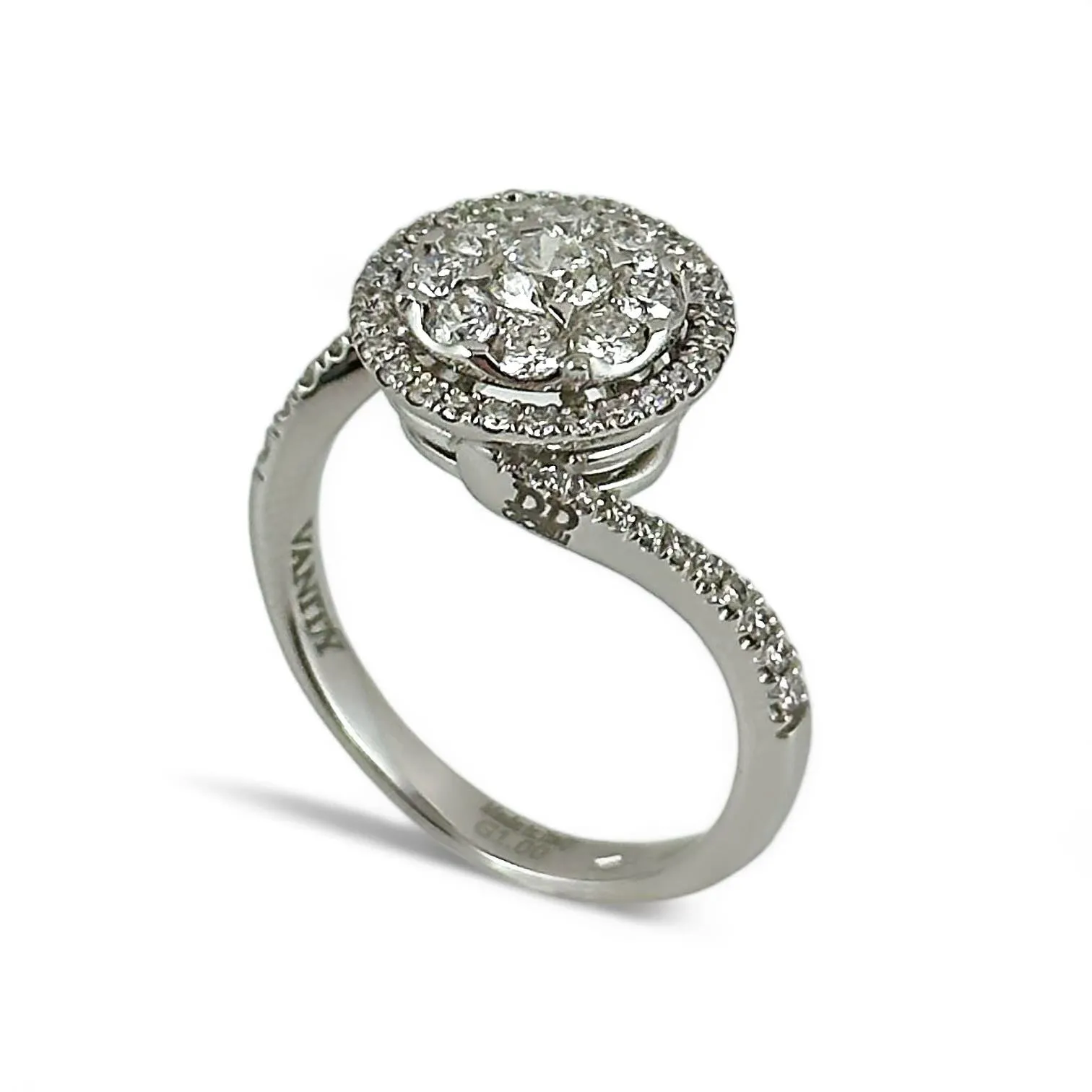 Anello da donna in oro e diamanti di Davite e Delucchi