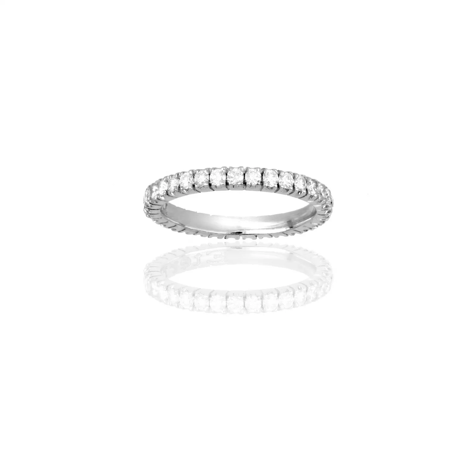 Anello Riviere Eternity con Diamanti da 1.00 ct