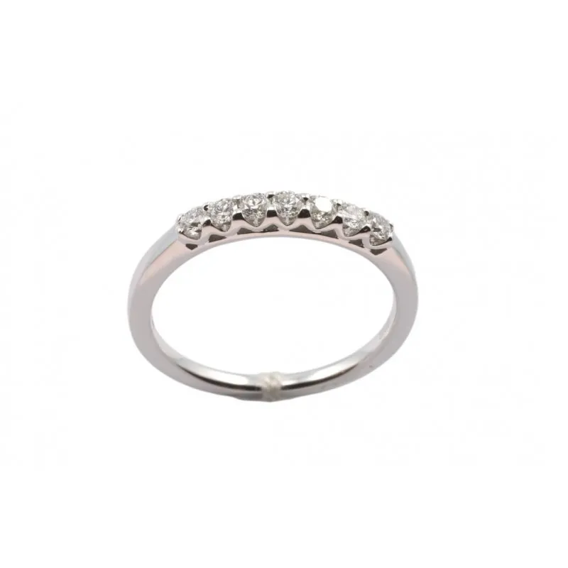 anello donna Giorgio Visconti veretta diamanti oro bianco 750 modello abx15996