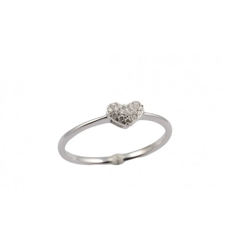 anello fantasia donna Giorgio Visconti abx15817 in oro 750 bianco con diamanti