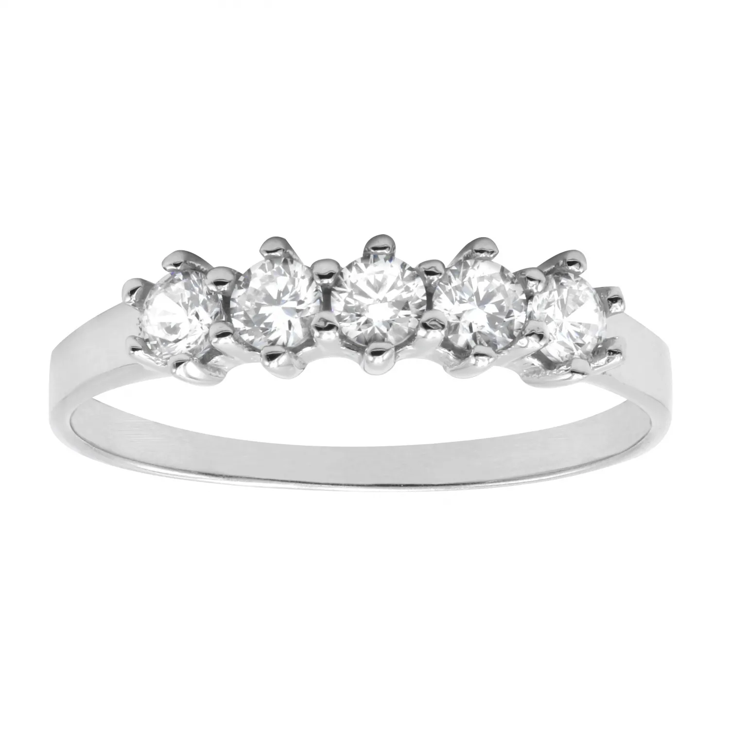 Anello Riviere in Oro 750