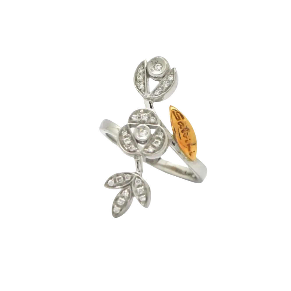 Anello Salvini Provence Oro, Diamanti e Argento