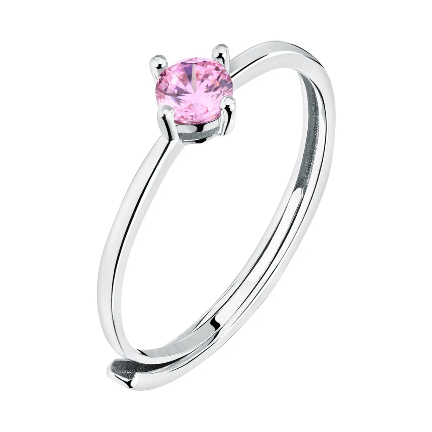 Anello solitario donna in argento La petite story lps03awv18