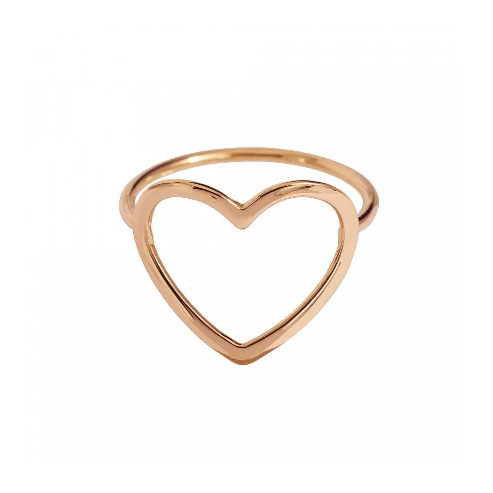 Marco Gerbella Orafi - Anello filo cuore in oro