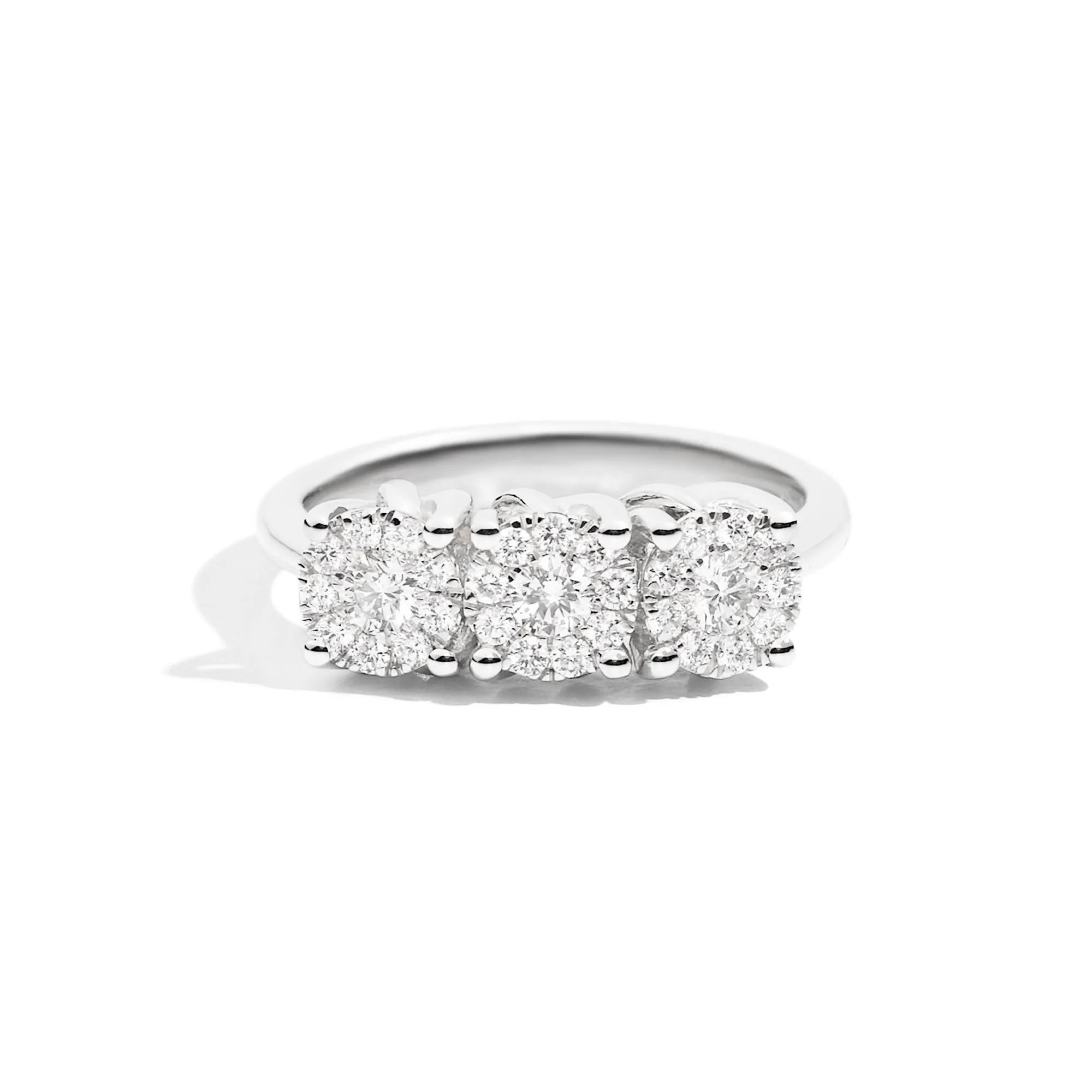 ANELLO NODO D'AMORE TRILOGY ORO DIAMANTI R04TY252/045