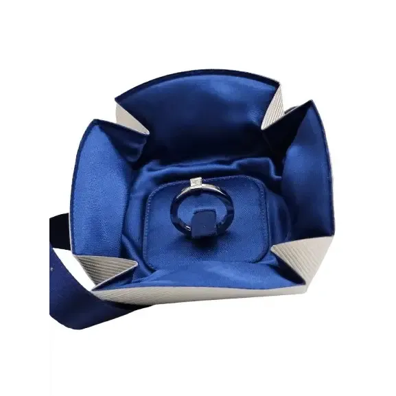 Anello Solitario Oro Bianco e Diamante Princess CEVA GIOIELLI