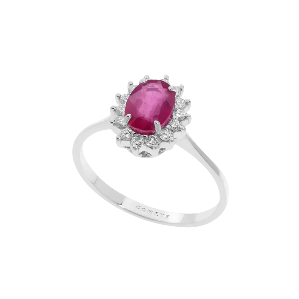 Anello Rubino e Diamanti COMETE GIOIELLI ANB 2570