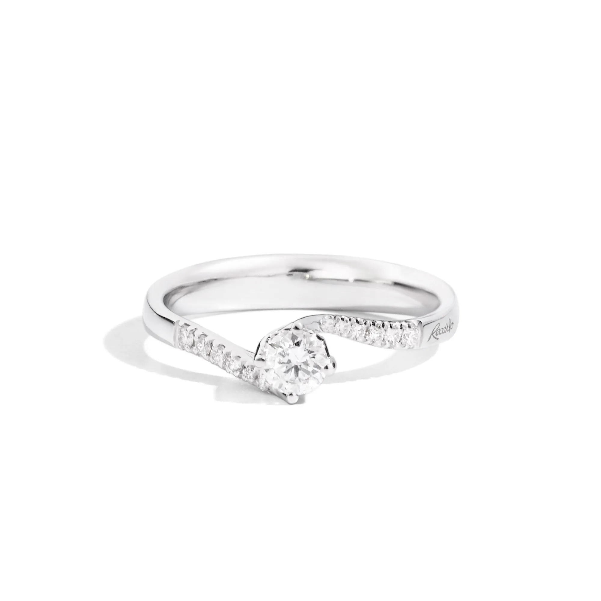 ANELLO RECARLO ANNIVERSARY IN ORO BIANCO E DIAMANTI R01SP195/050