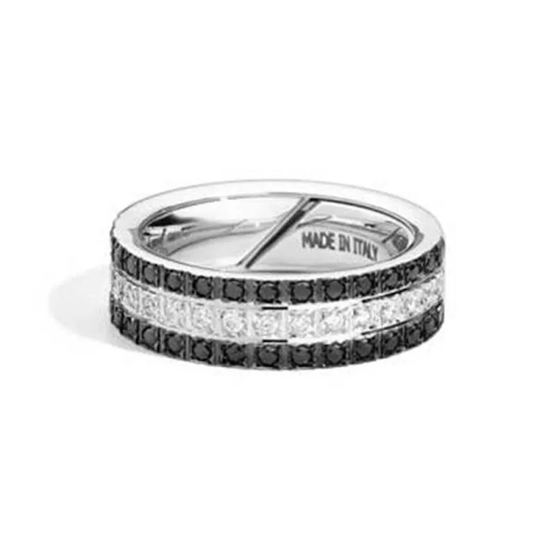 Recarlo Anello a Fascia Facecube